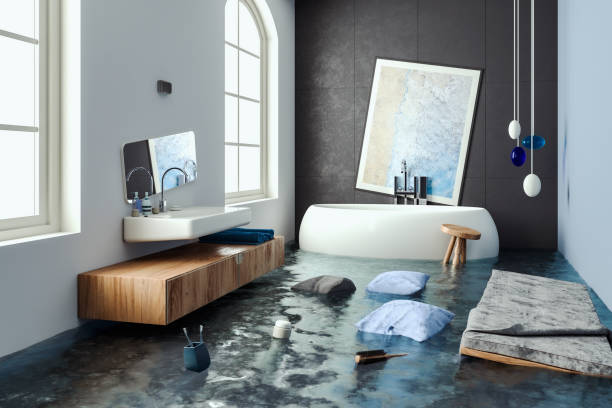 Water damage restoration process in CO